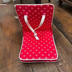 Red Star Print Travel Case
